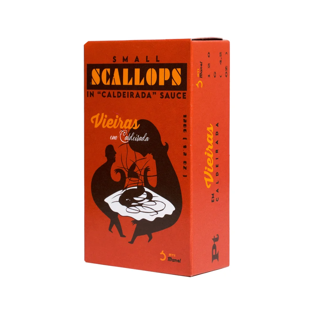 [DX5338] Konzervirano Jakobove kapice u umaku Caldeirada ATI Manel 120 g