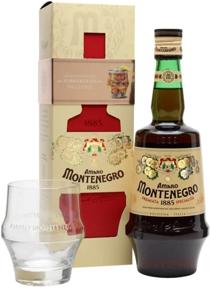 [DX590] Liker Amaro Montenegro poklon kutija + čaša 0,7 L