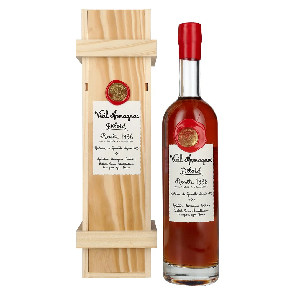 [DX4007] Armagnac Vieil Armagnac Delord Vintage 1996 poklon kutija 0,7 L