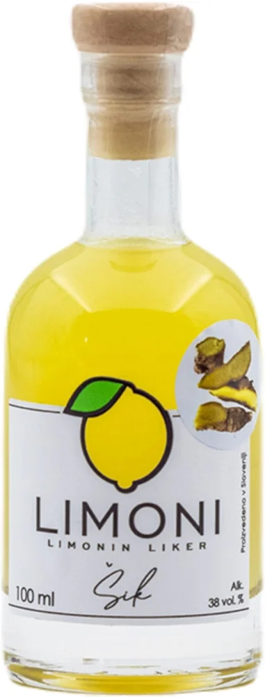 [DX6942] Liker Limoni + đumbir (Limoncello) ŠIK 0,1 L