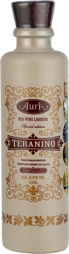 [DX6613] Liker Teranino Aura + kermamika poklon kutija 0,2 L