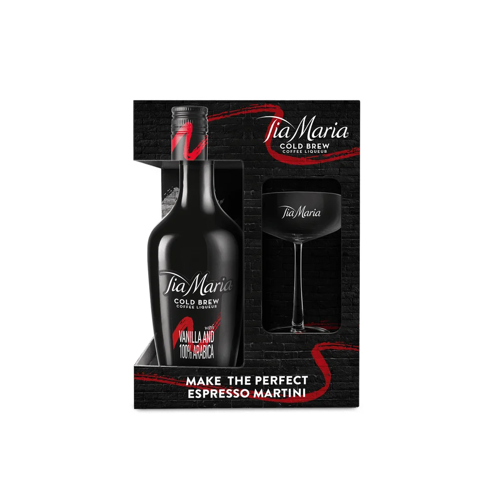 [DX149] Liker Tia Maria + čaša poklon kutija 0,7 L