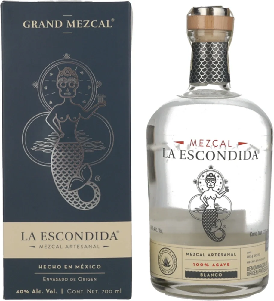 [DX3276] Mezcal Artesanal Blanco La Escondida poklon kutija 0,7 L