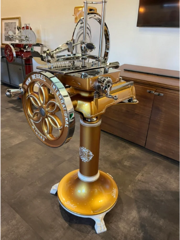 [DX494] Berkel Ručni rezač Flywheel VOLANO B114 zlatne/bijele boje, novi model 2024