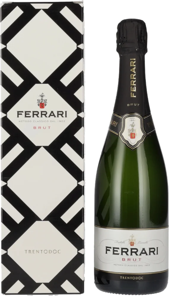 [DX1389] Pjenušac Ferrari Brut poklon kutija 0,75 L