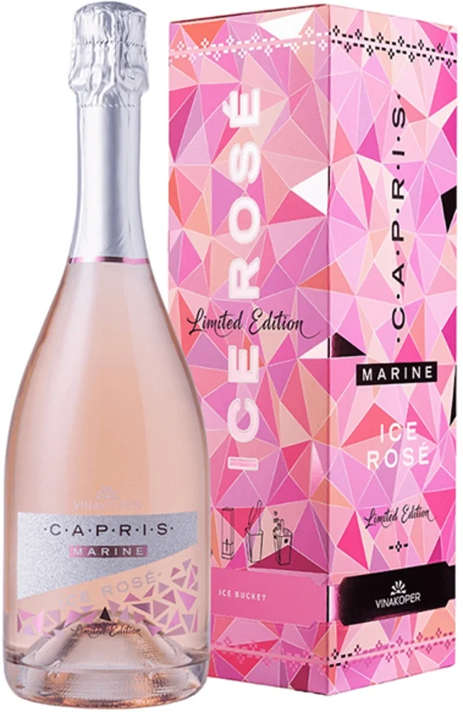 [DX7514] Pjenušac VinaKoper Capris Marine Ice Rose Brut poklon kutija 0,75 L