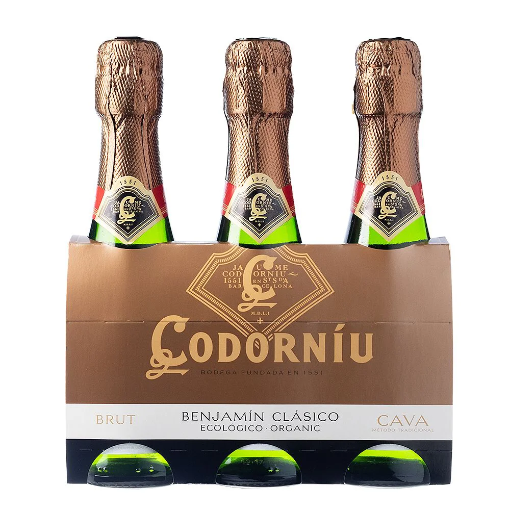 [DX6801] Pjenušac Codorniu Cava Classico Brut 3-pack 0,20 L