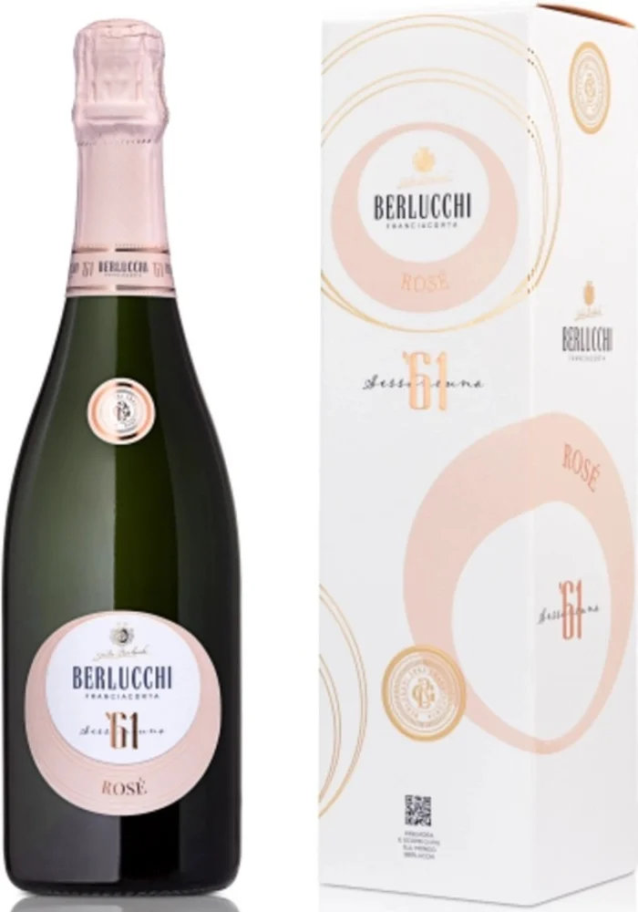 [DX7383] Pjenušac Berlucchi Franciacorta 61 Rose poklon kutija 0,75 L