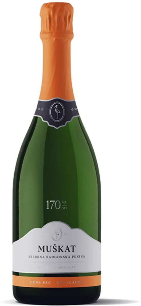 [DX2949] Pjenušac Radgonske Gorice Srebrna Muškat Sec 0,75 L