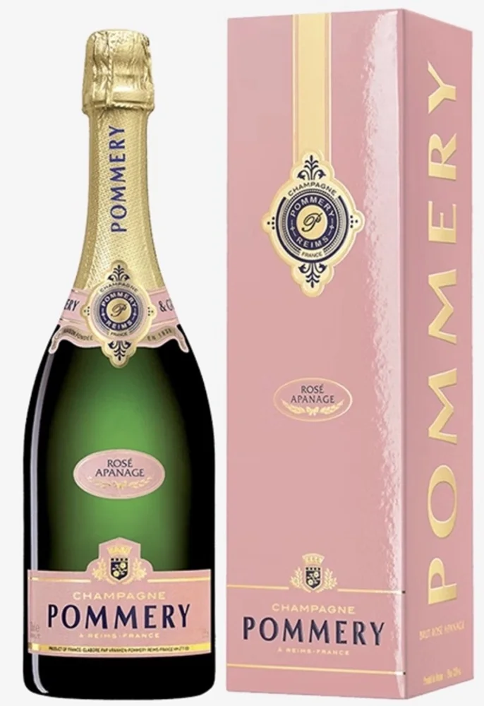 [DX7610] Champagne Pommery Apanage Rose poklon kutija 0,75 L