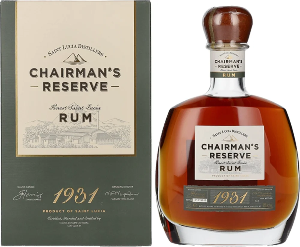 [DX7955] Rum 1931 Finest St. Lucia Chairman's Reserve poklon kutija 0,7 L