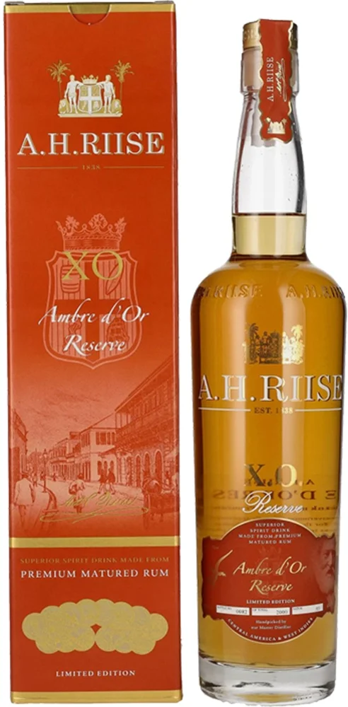 [DX102] Rum A.H. Riise XO Ambre d'Or Reserve poklon kutija 0,7 L