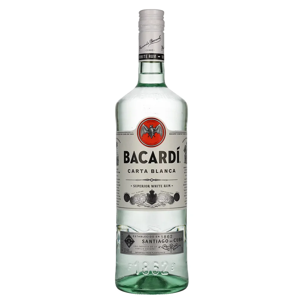 [DX1402] Rum Bacardi Carta Blanca 1 L