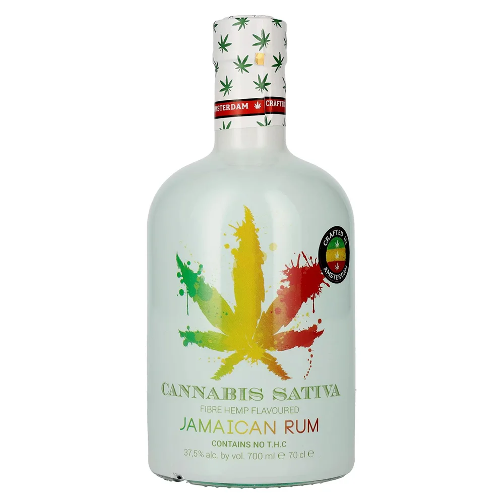 [DX9354] Rum Cannabis Sativa Fibre Hemp Flavoured Jamaican 0,7 L