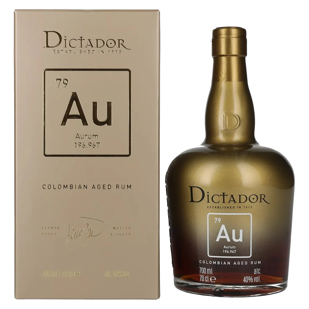 [DX2113] Rum Dictador X.O. AURUM poklon kutija 0,7 L