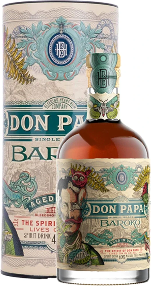 [DX5759] Rum Don Papa Baroko poklon kutija 0,7 L