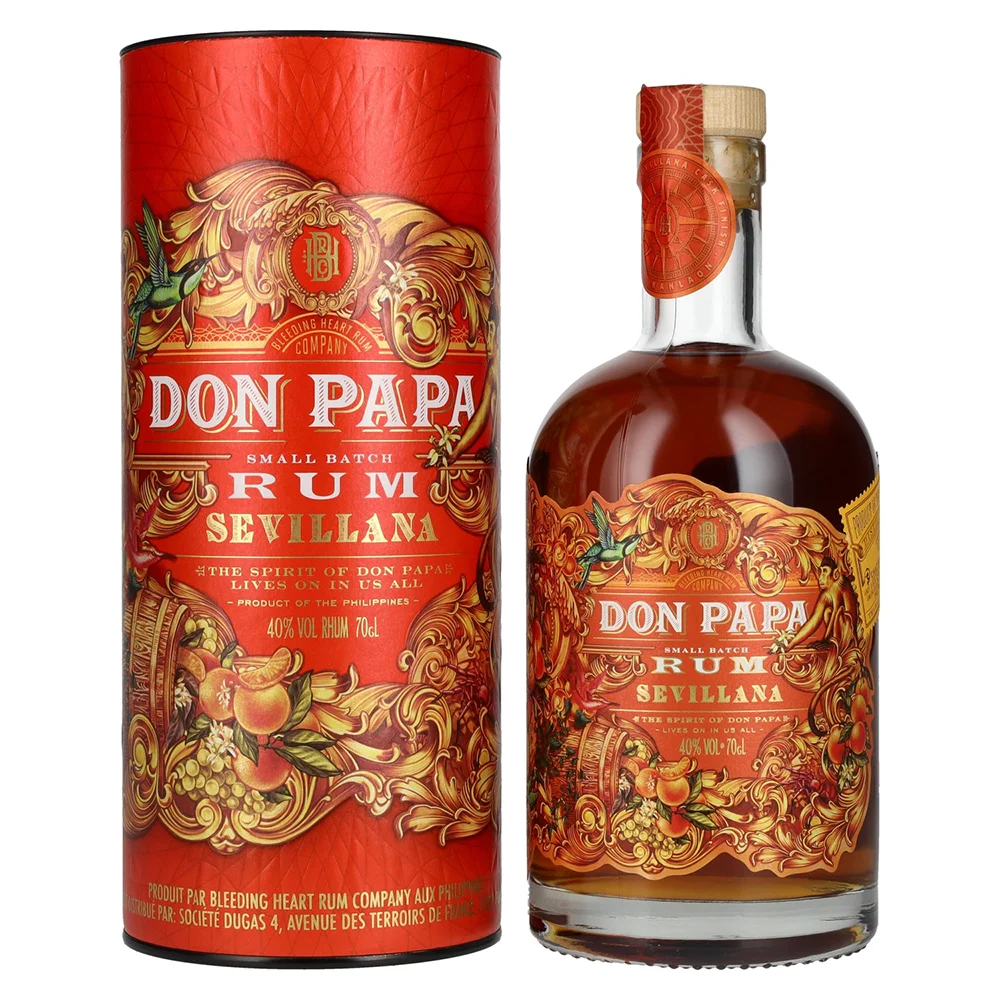 [DX7096] Rum Don Papa Sevillana poklon kutija 0,7 L