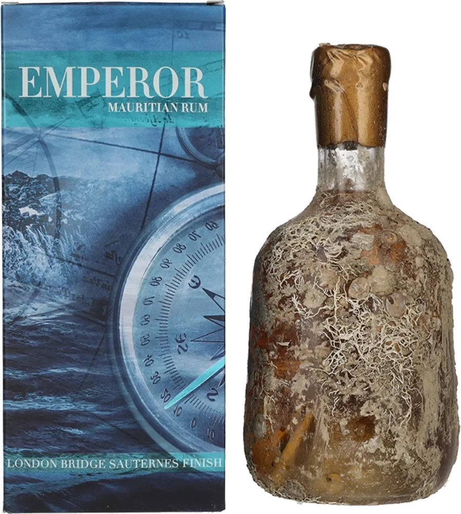 [DX6798] Rum Emperor DEEP BLUE London Bridge Sauternes Finish poklon kutija 0,7 L