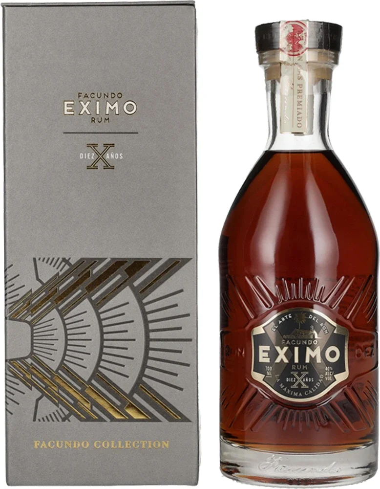 [DX3489] Rum Facundo EXIMO X Anos Rum poklon kutija 0,7 L