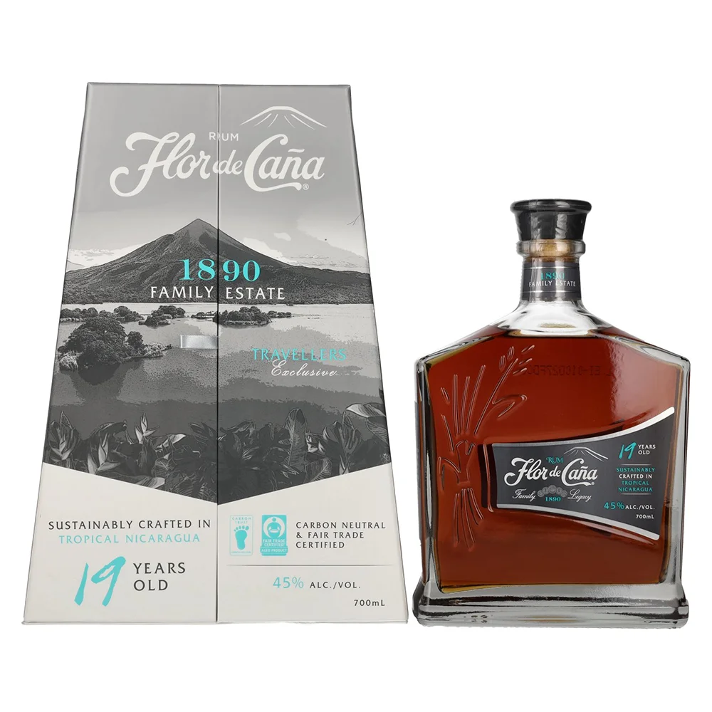 [DX3803] Rum Flor de Cana 19 Y poklon kutija 0,7 L