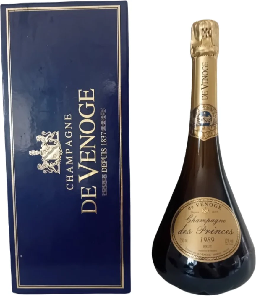 [DX6261] Champagne De Venoge Brut 1989 poklon kutija 0,75 L