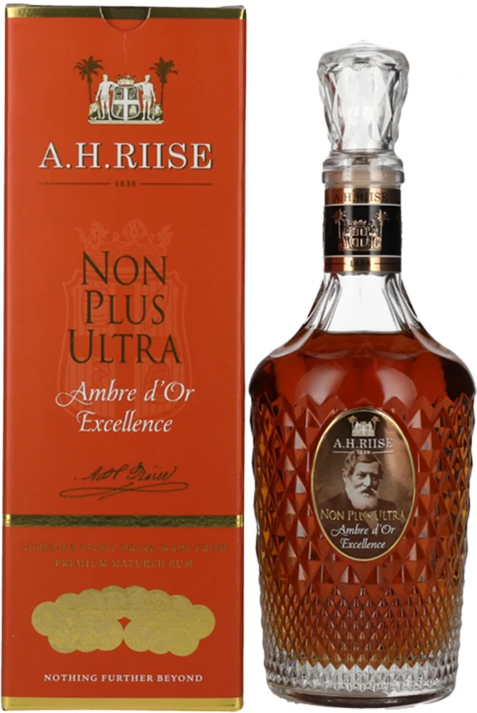 [DX888] Rum Non Plus Ultra Ambre d'Or A.H. Riise poklon kutija 0,7 L