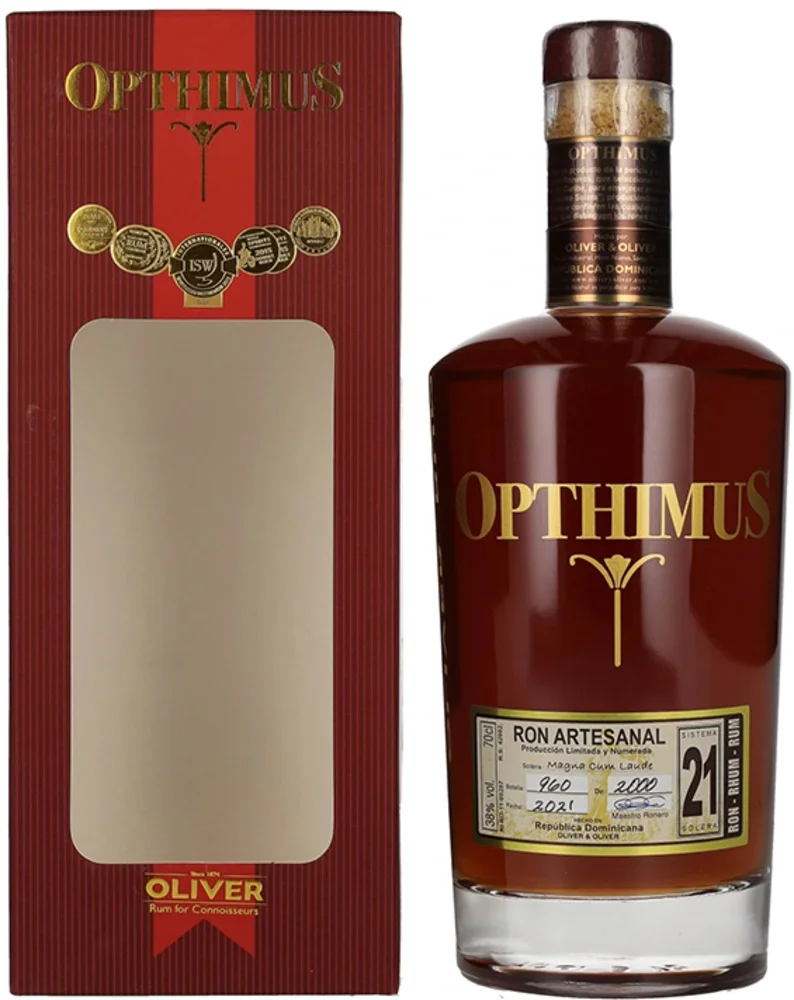 [DX6286] Rum Opthimus 21 Sistema Solera Magna Cum Laude poklon kutija 0,7 L