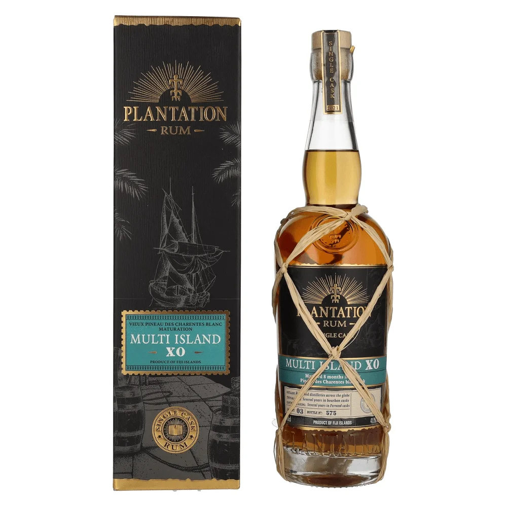 [DX9109] Rum Plantation MULTI-ISLAND XO Pineau des Charentes Maturation Edition 2021 poklon kutija 0,7 L