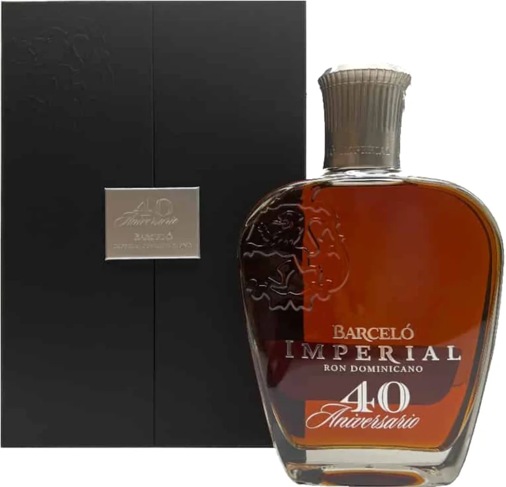 [DX2390] Rum Ron Barcelo Imperial Dominicano 40 Aniversario poklon kutija 0,7 L