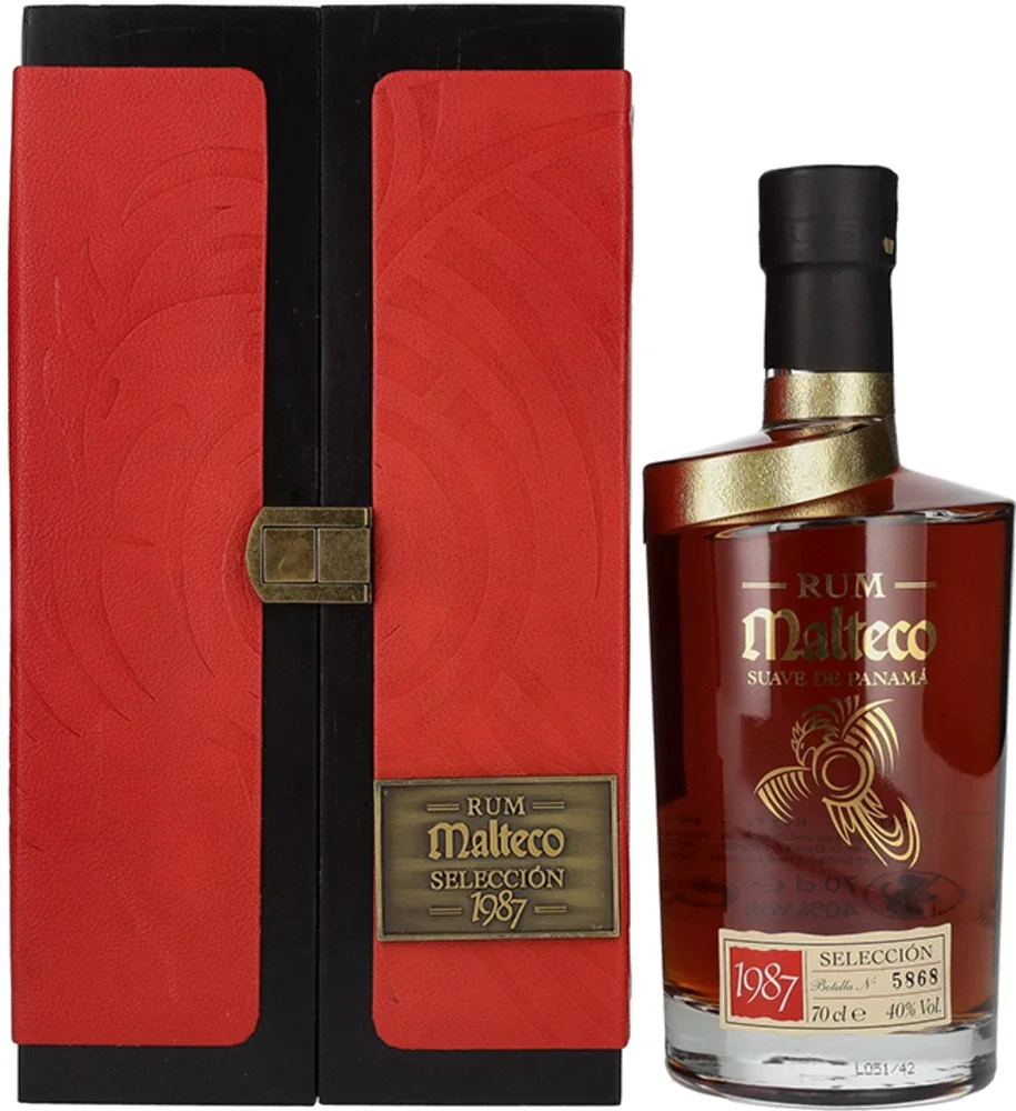 [DX9955] Rum Ron Seleccion 1987 Malteco poklon kutija 0,7 L