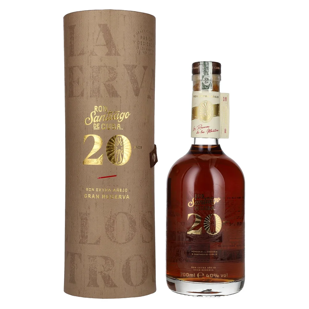 [DX9407] Rum Santiago de Cuba 20 yo Extra Anejo poklon kutija 0,7 L