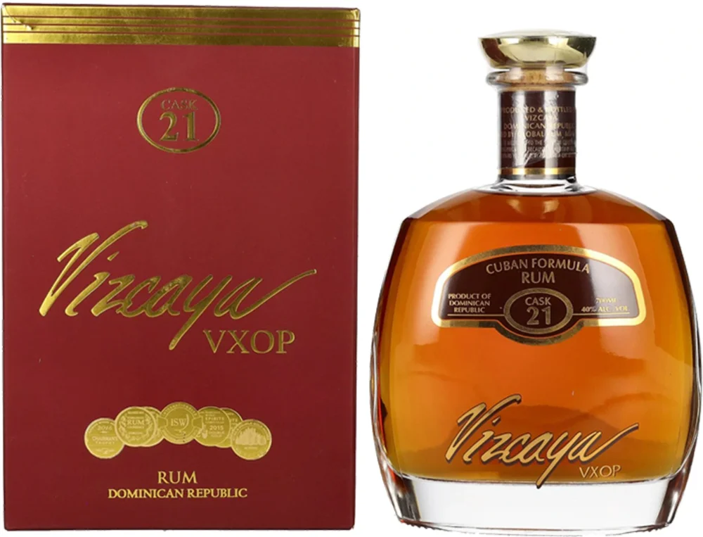 [DX7469] Rum VXOP Cuban Formula Rum Cask 21 poklon kutija 0,7 L