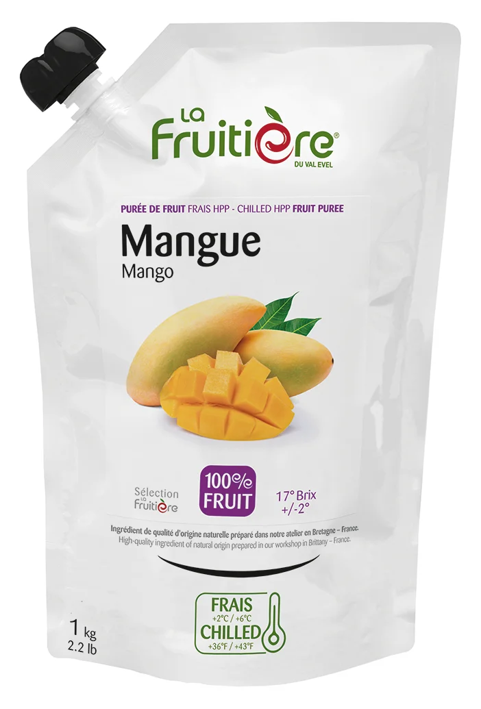 [DX2227] Svježi voćni pire Mango 100% La Fruitiere 1 kg