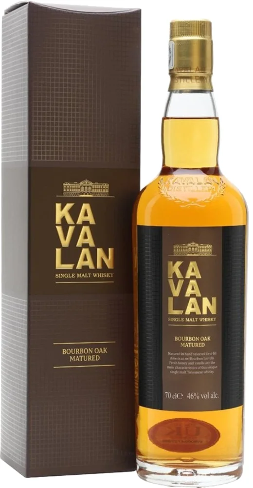 [DX6787] Tajvanski viski Bourbon Oak Matured Kavalan poklon kutija 0,7 L