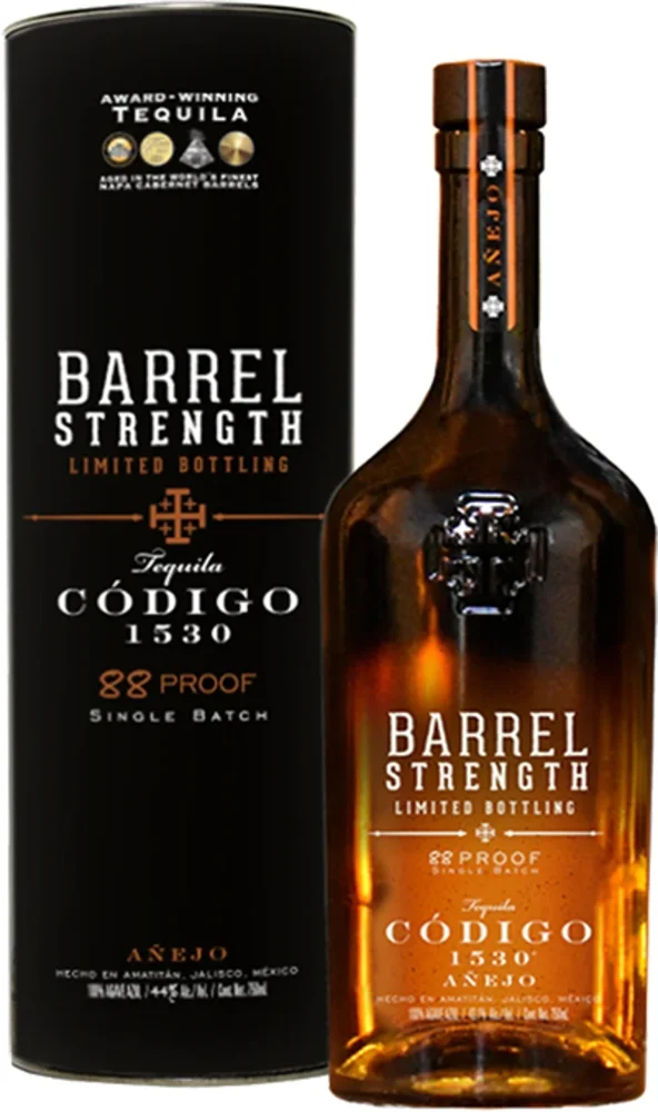 [DX7005] Tekila Barrel Strength Anejo Codigo 1530 poklon kutija 0,7 L