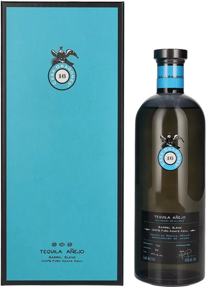 [DX2166] Tekila Casa Dragones Anejo Barrel blend poklon kutija 0,7 L
