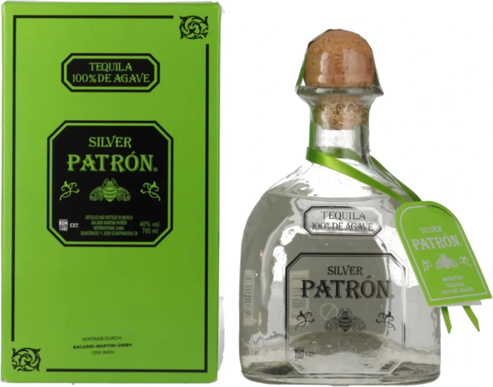 [DX8882] Tekila Patron Silver poklon kutija 0,7 L