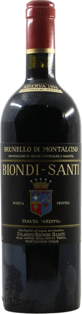 [DX6336] Biondi Santi Brunello di Montalcino DOCG 1998 0,75 L