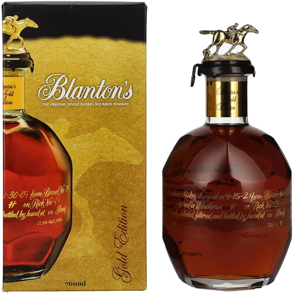 [DX3857] Američki viski Blanton's The original single barrel Gold edition poklon kutija 0,7 L
