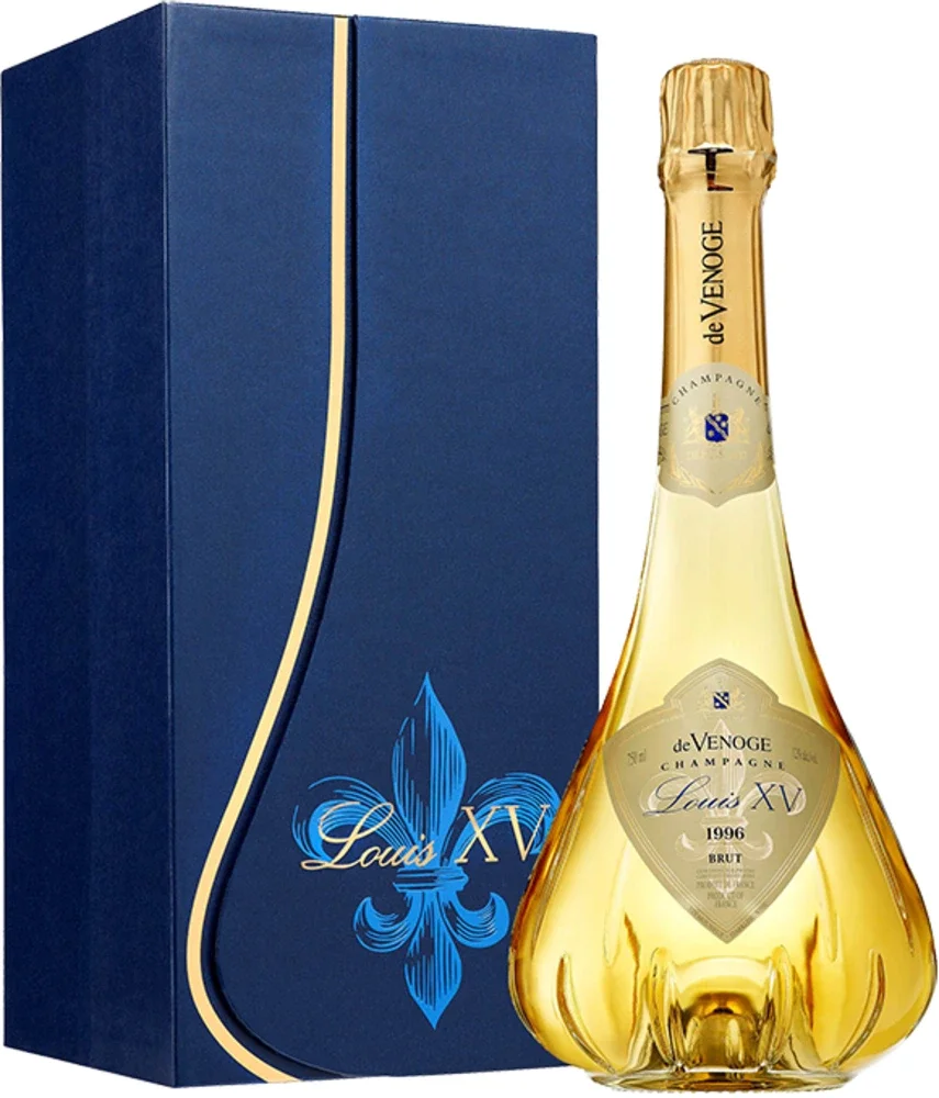 [DX3726] Champagne De Venoge Louis XV 1996 poklon kutija 0,75 L
