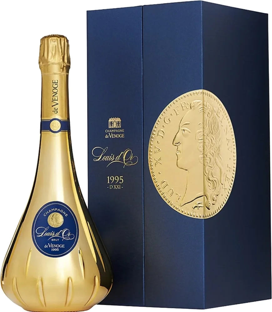 [DX4279] Champagne De Venoge Louis d Or 1995 poklon kutija 0,75 L