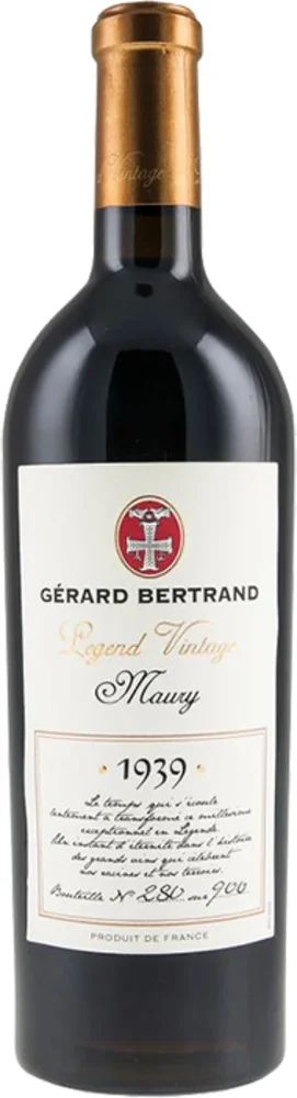 [DX8509] Gerard Bertrand Legende Vintage Maury 1939 0,75 L