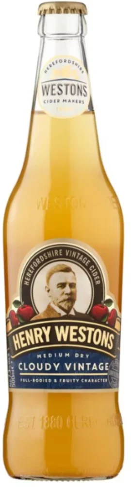 [DX6655] Cider Henry Westons Cloudy Vintage STK 0,5 L