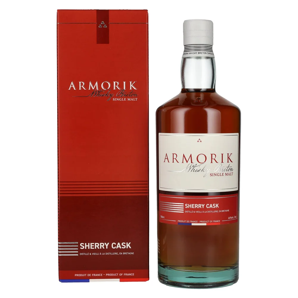 [DX3936] Viski Armorik Sherry Cask Single Malt poklon kutija 0,7 L