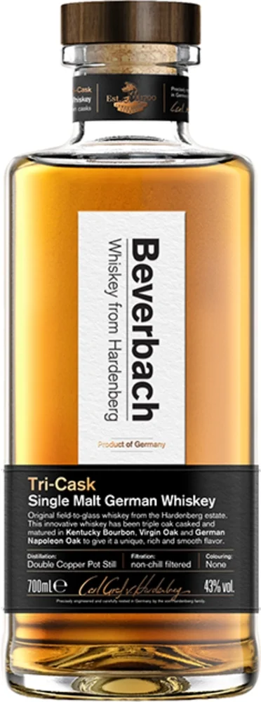 [DX9502] Viski Beverbach Tri-Cask Single malt 0,7 L