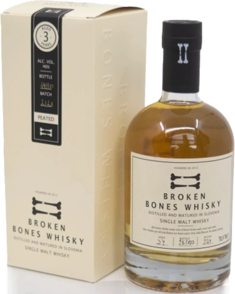 [DX9970] Viski Broken Bones Peated KIKA Single malt 0,7 L