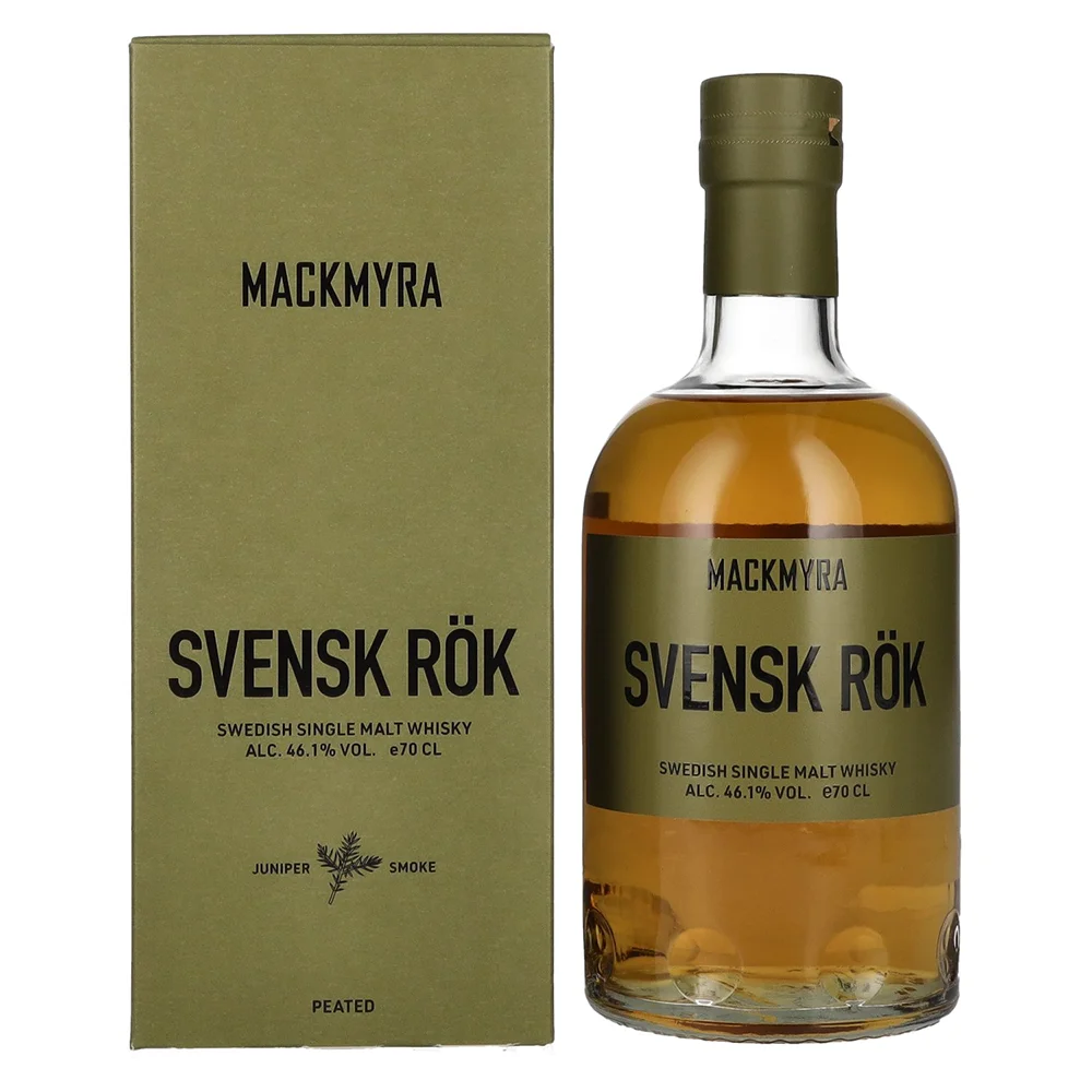 [DX3202] Viski Mackmyra Svensk Rök Swedish Single Malt Whisky poklon kutija 0,7 L