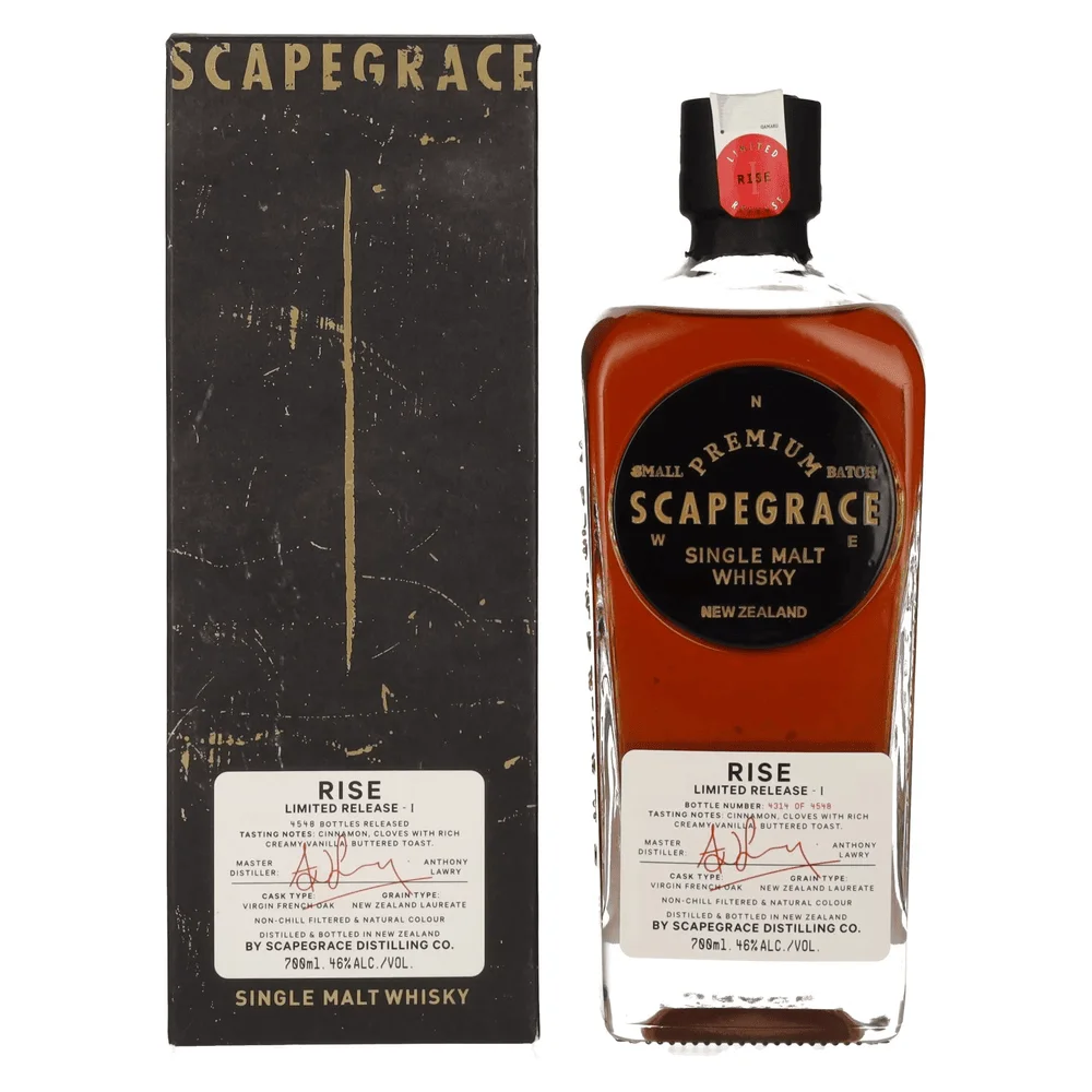 [DX8829] Viski Scapegrace RISE Small Batch Limited Release poklon kutija 0,7 L