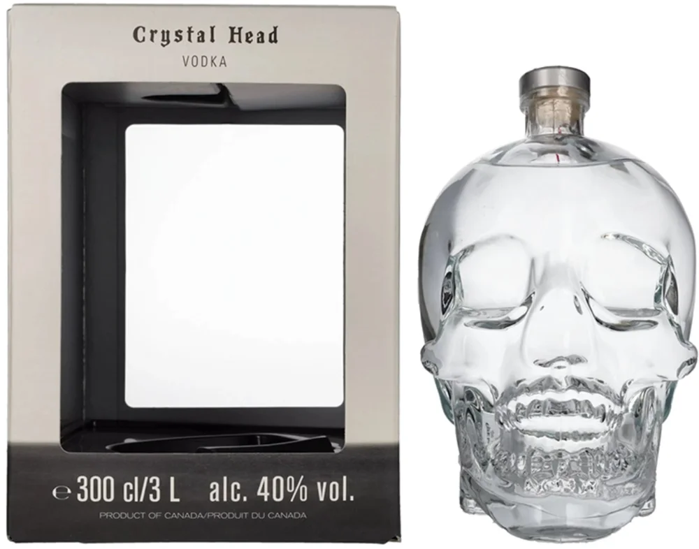 [DX2748] Votka Crystal Head poklon kutija 3 L