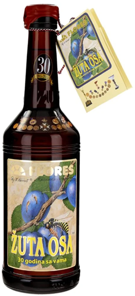 [DX7089] Voćna rakija Žuta osa Slivovo Rakija 0,7 L